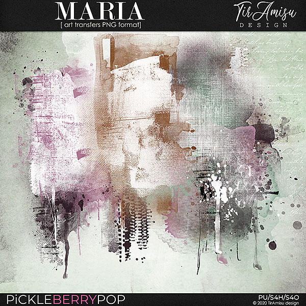 Maria ~ art transfers by TirAmisu design