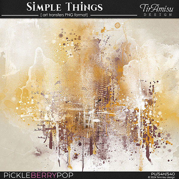 Simple Things ~ art transfers 