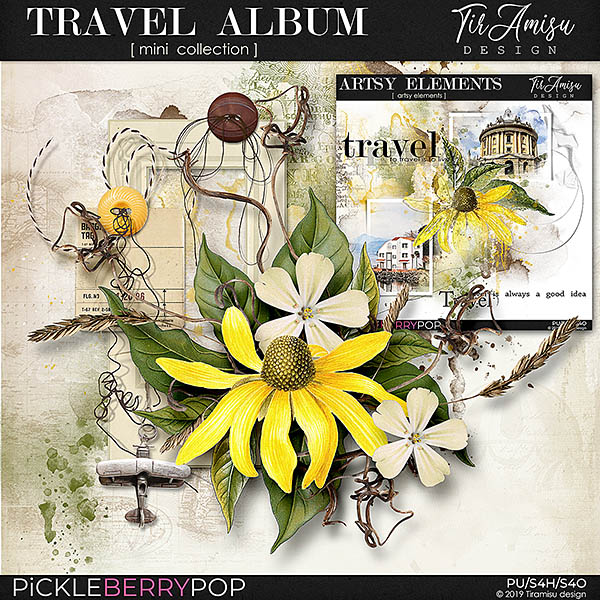 Travel Album Mini Collection by Tiramisu design