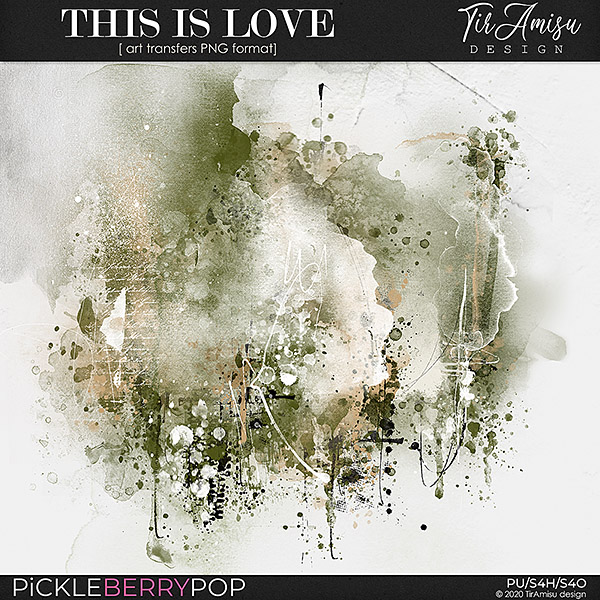 This Is Love ~ art transfers by TirAmisu design