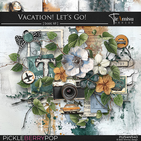 Vacation! Let's Go! ~ Basic Kit by TirAmisu design