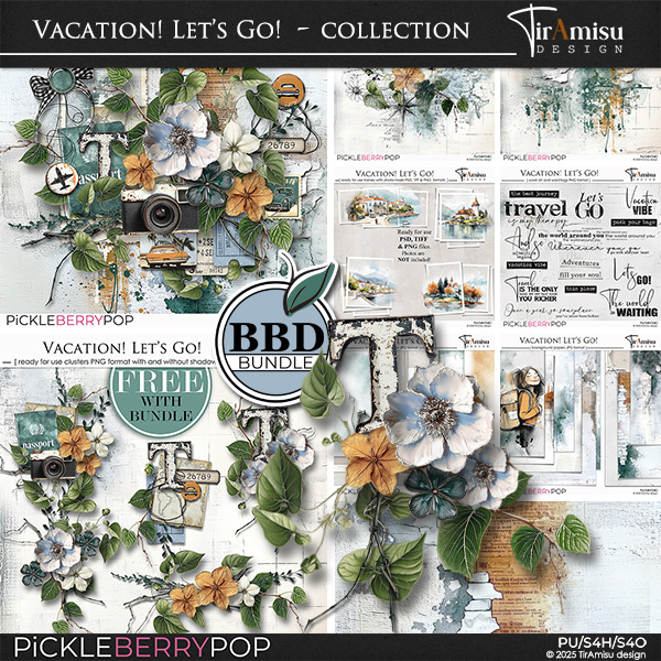 Vacation! Let's Go! Bundle by TirAmisu design
