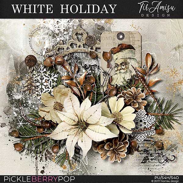 White Holiday~ basic kit  by Tiramisu design   