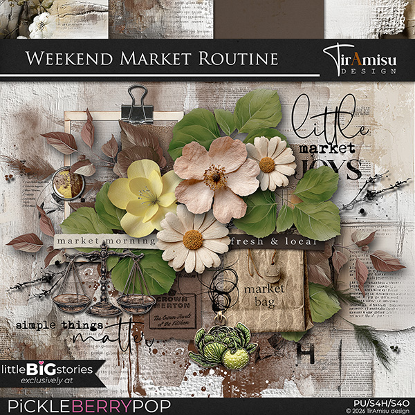 Weekend Market Routine by TirAmisu design 