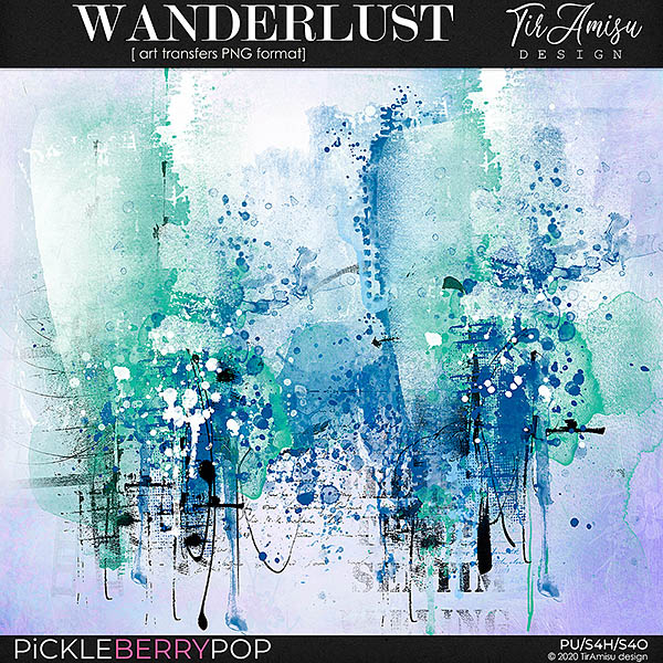 Wanderlust~ art transfers by TirAmisu design 