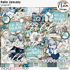 Hello January - Page Kit - by Neia Scraps