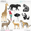 Animals 2 Layered Templates (CU)