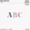 Hello February - Alpha - by Neia Scraps