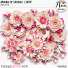Made of Stories: LOVE - Flowers - by Neia Scraps