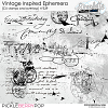 Vintage Inspired Ephemera (CU stamps and overlays) 339 by Simplette