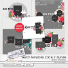 Sketch Templates Collection 50 & 51 Bundle 