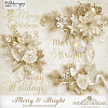 Merry & Bright Clusters and Word-Arts by Indigo Designs