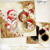 Season's Greetings Photo Mask Template