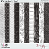 XOXO | B&W papers by Bellisae Designs