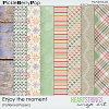 Enjoy the Moment Patterned Papers