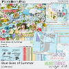 Blue Skies of Summer Collection by Heartstrings Scrap Art