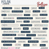 RELAX | wordbits by Bellisae