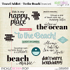 Travel Addict – To the Beach! Word Art