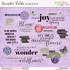 Lavender Fields Words & Bits {Heartstrings Scrap Art}