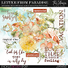 Letter From Paradise~ watercolor brushes and word art 