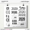 2020 Calendar Numbers