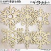 CU Wooden Snowflakes 1