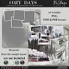 Cozy Days ~ art  template 2 by TirAmisu design  