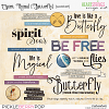 Spirit Animal {Butterfly} Word Art