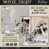 Movie Night ~ art  template 1 by TirAmisu design 
