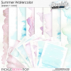 Summer Watercolor (CU papers and cards)