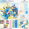 Summer Meadow Collection Indigo Designs by Anna