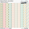 Back from Vacation (patterned papers)