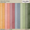 Autumn Days Solid Papers