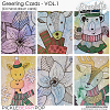 Greeting Cards (CU hand drawn cards) by Simplette - VOL1