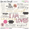 You are Enough Word Art