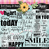 Think Happy • Be Happy WordArt