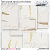 Torn cards and Love words (CU elements) by Simplette