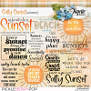 Salty Sunset: WordArt