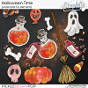 Halloween Time (watercolor CU elements) by Simplette