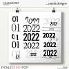 2022 Calendar Numbers