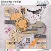 Shelter for the fall (labels and stamps) by Simplette