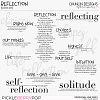 Reflection - word art