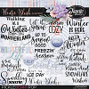 Winter Blush: WordArt