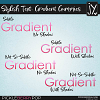 Stylish Text: Gradient Gummies