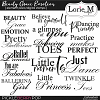 Beauty Grace Emotion Digital Stamps/Wordarts