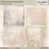 Preserved Memories Paper Overlays