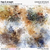 Hope & strength  - watercolor brushes in .png format