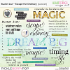 Bucket List – Escape the Ordinary Word Art