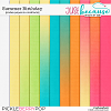 Summer Birthday Ombre Papers & Cardstocks by JB Studio