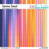 Summer Sunset Ombre Papers & Cardstocks by JB Studio